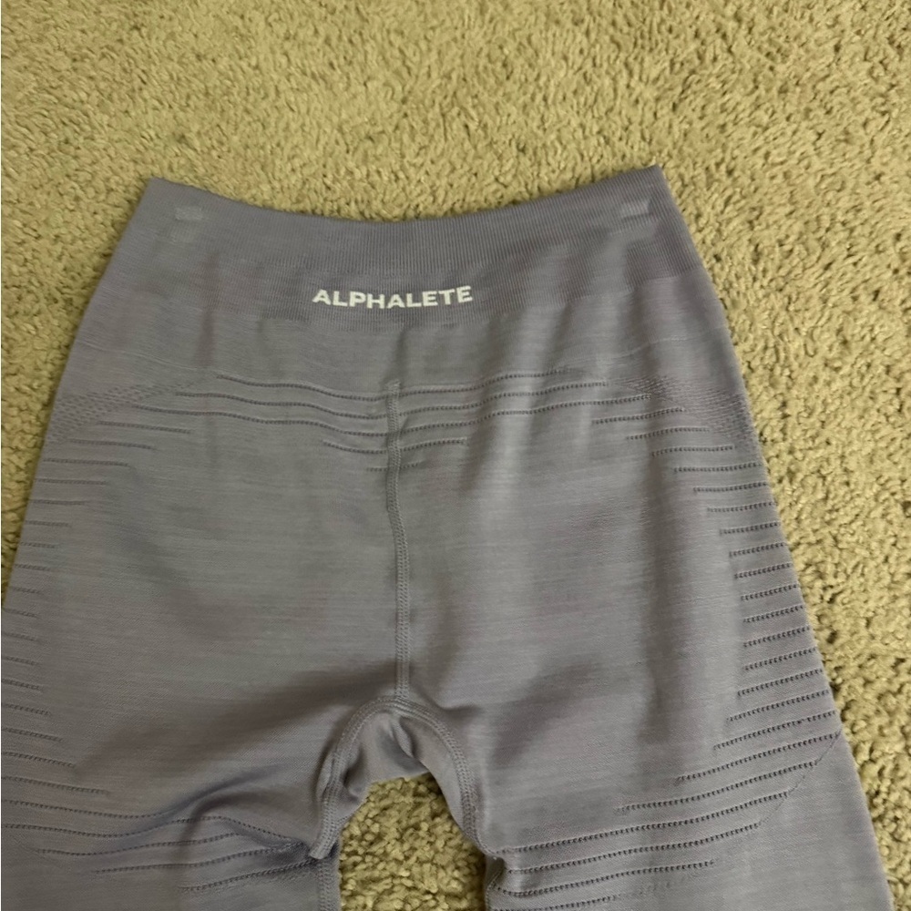 Alphalete Ozone Seamless High Rise Leggings Lavender Size XS - Picture 4 of 4